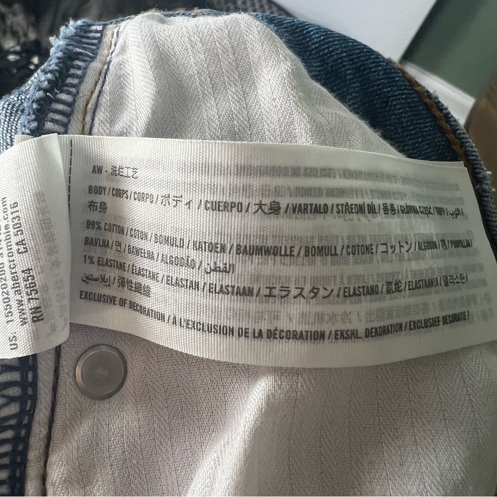 Abercrombie & Fitch Women’s The Ankle Straight Ultra High Rise Jeans 2/26 Reg - Picture 10 of 10